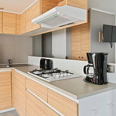 MOBILE HOME 6 people - Mobile-home | Premium | 3 Bedrooms | 6 Pers. | Raised terrace | 2 bathrooms | Air-con.