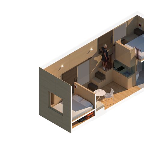 UNUSUAL ACCOMMODATION 4 people - Tiny Home Family