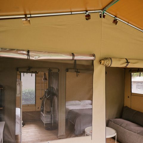 CANVAS AND WOOD TENT 2 people - Cottage Family Tent