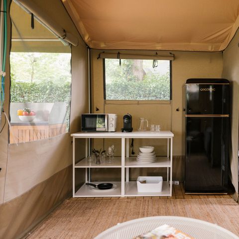 CANVAS AND WOOD TENT 2 people - Cottage Family Tent