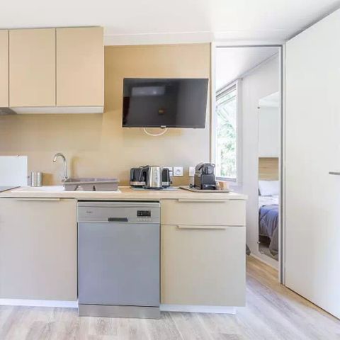 MOBILE HOME 6 people - Ultimate Plus | 3 Bedrooms | 6 Pers | Terrace Lounge | 2 bathrooms | Air conditioning | TV