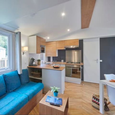 MOBILE HOME 6 people - Excellence 3 chambres avec terras (6 personen)