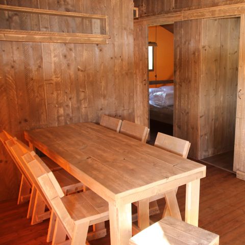 CANVAS AND WOOD TENT 5 people - Lodge Privilège Nature - 2 bedrooms