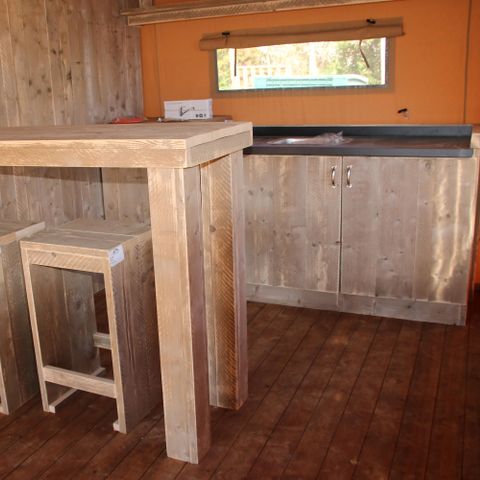 CANVAS AND WOOD TENT 5 people - Lodge Privilège Nature - 2 bedrooms