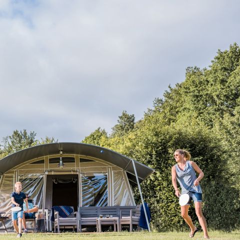 Canvas and wooden tent 5 persons - Safari tent