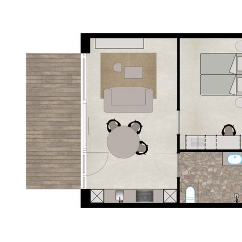 CHALET 2 people - Suite