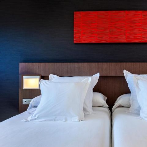 Bedroom 4 persons - Hotelroom Family Room (2 adults + 2 children)