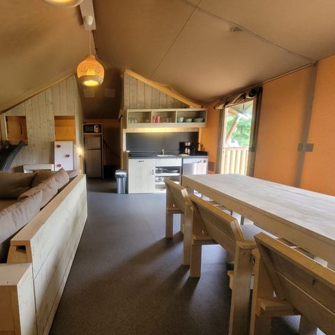 CANVAS AND WOOD TENT 7 people - Aap Safari Tent