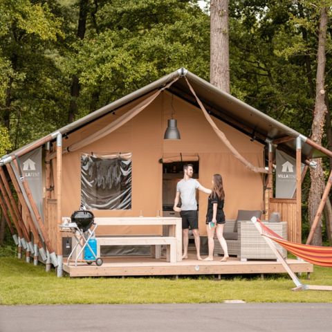 CANVAS AND WOOD TENT 6 people - Glamping tent