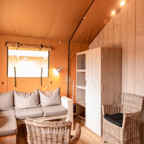 CANVAS AND WOOD TENT 6 people - Glamping tent