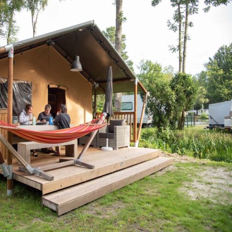 CANVAS AND WOOD TENT 6 people - Glamping tent
