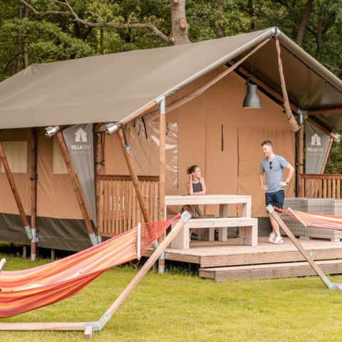CANVAS AND WOOD TENT 6 people - Glamping tent