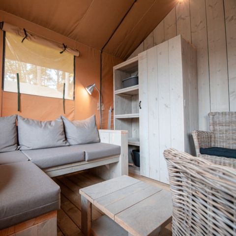 CANVAS AND WOOD TENT 6 people - Glamping tent