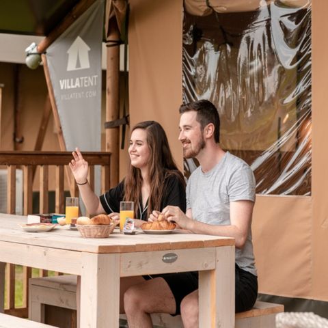CANVAS AND WOOD TENT 6 people - Glamping tent