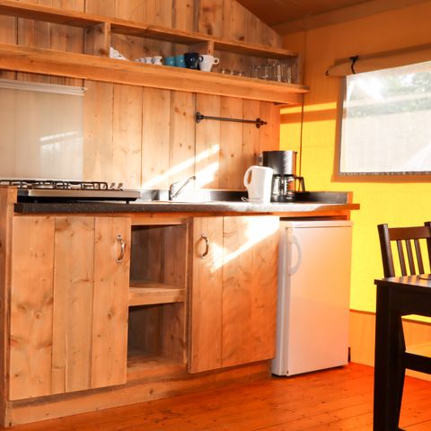 CANVAS AND WOOD TENT 7 people - Safari tent