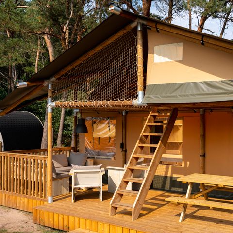 CANVAS AND WOOD TENT 7 people - Safari tent | 7 Pers.
