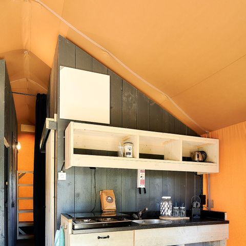 CANVAS AND WOOD TENT 6 people - Glamping tent