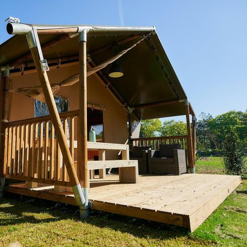 CANVAS AND WOOD TENT 6 people - Glamping tent