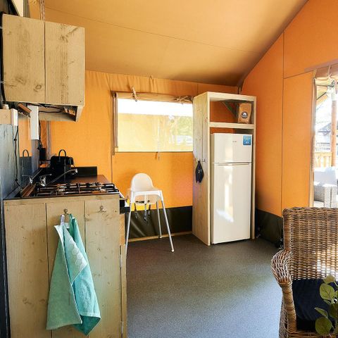 CANVAS AND WOOD TENT 6 people - Glamping tent