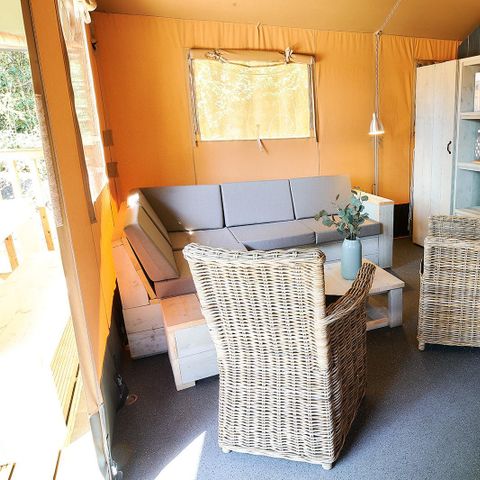 CANVAS AND WOOD TENT 6 people - Glamping tent