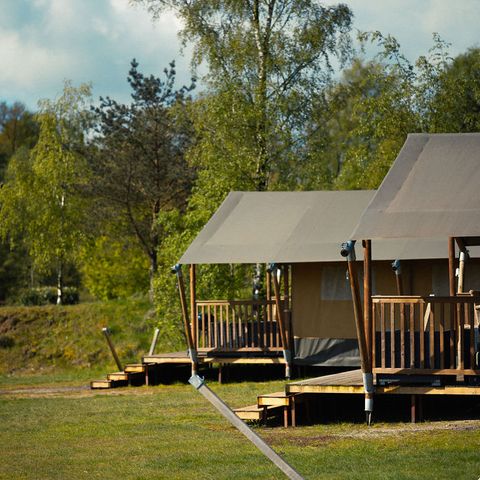 CANVAS AND WOOD TENT 6 people - Glamping tent