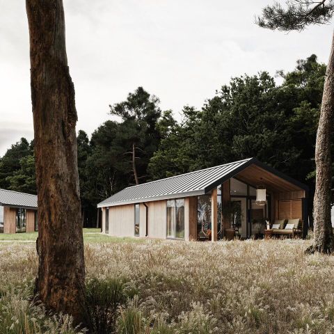 Lodge 6 persons - Nature with Panoramic Sauna