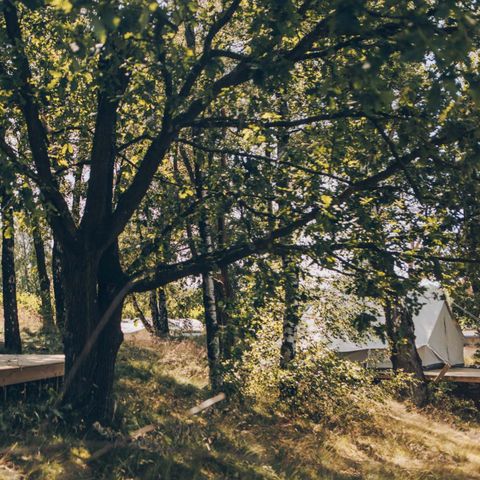 Accommodation 2 persons - Airstream with a hot tub