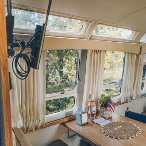 Accommodation 2 persons - Airstream with a hot tub