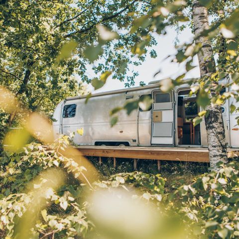 Accommodation 2 persons - Airstream with a hot tub