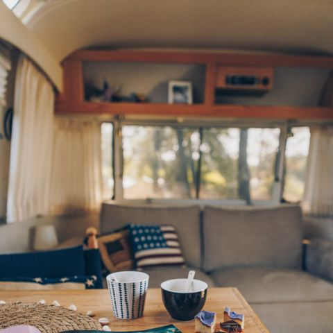 Accommodation 2 persons - Airstream with a hot tub