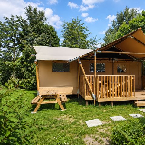 Canvas and wooden tent 5 persons - Dreamer