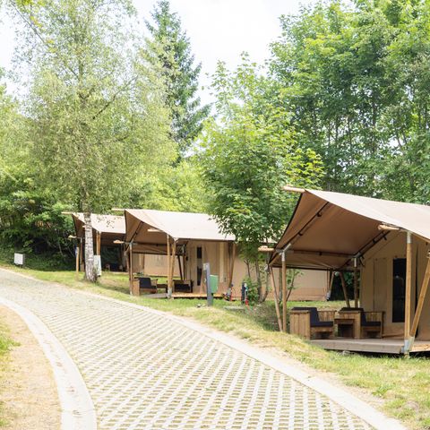Canvas and wooden tent 4 persons - Comet