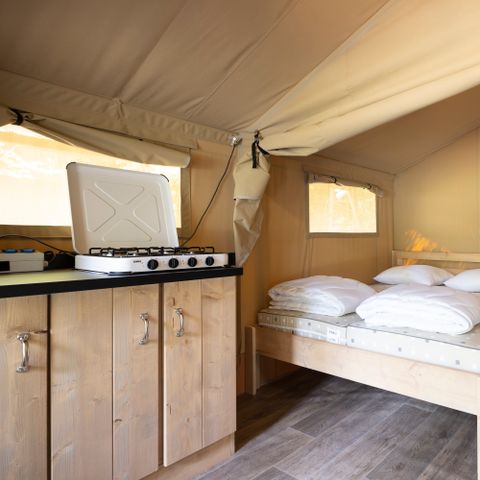 Canvas and wooden tent 4 persons - Comet