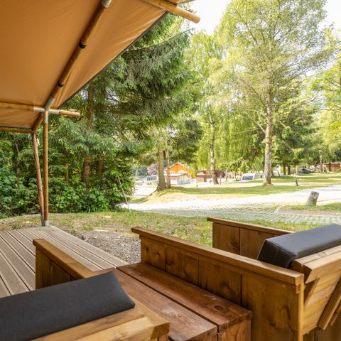 Canvas and wooden tent 4 persons - Comet