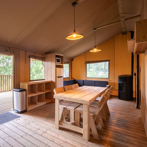 Canvas and wooden tent 7 persons - Dreamer 49