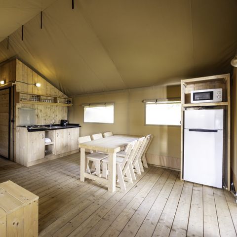 Canvas and wooden tent 7 persons - Sunshine 49