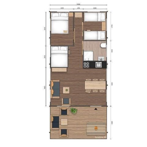 TENT 7 people - Sunshine 49