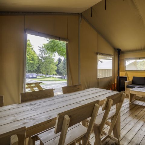 Canvas and wooden tent 7 persons - Sunshine 49
