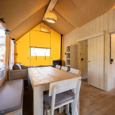 Canvas and wooden tent 8 persons - Ranger Lodge