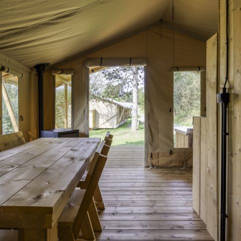 Canvas and wooden tent 5 persons - Comet 27
