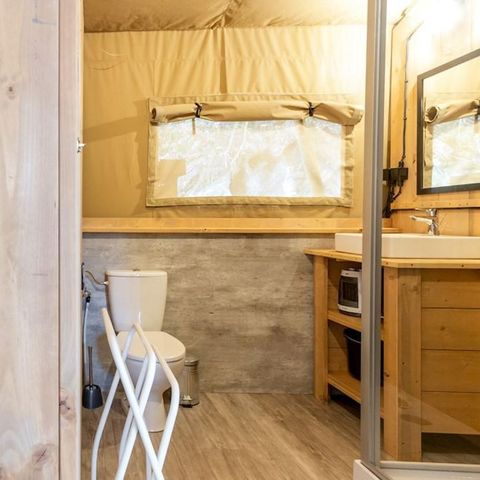 Canvas and wooden tent 5 persons - Stardust 40