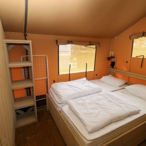 Canvas and wooden tent 6 persons - Ranger Lodge