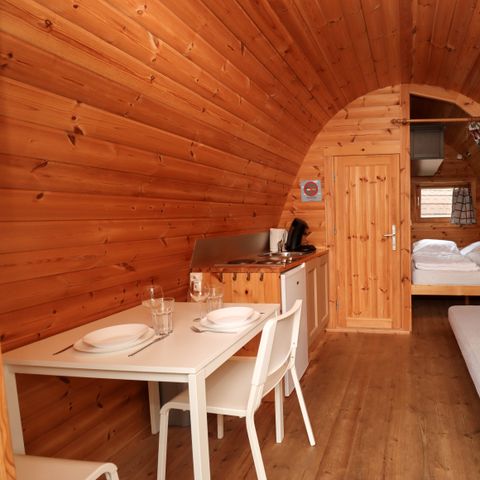 Accommodation 3 persons - Log cabin XL Pod