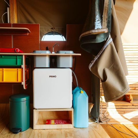 CANVAS AND WOOD TENT 4 people - Wrap around tent