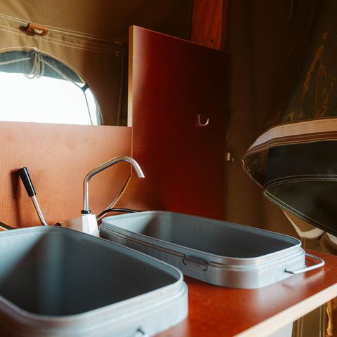 CANVAS AND WOOD TENT 4 people - Wrap around tent