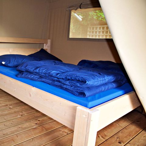 CANVAS AND WOOD TENT 6 people - Camping Um Bierg - Safari tent 6 persons