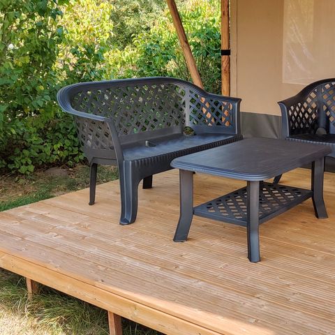 CANVAS AND WOOD TENT 4 people