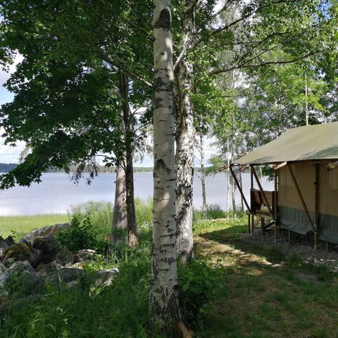 CANVAS AND WOOD TENT 4 people