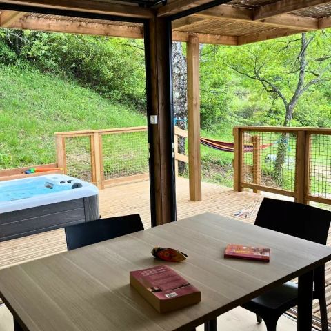 MOBILE HOME 5 people - Cottage Séouvo 3 Rooms 5 People Air-conditioned + TV + Jacuzzi