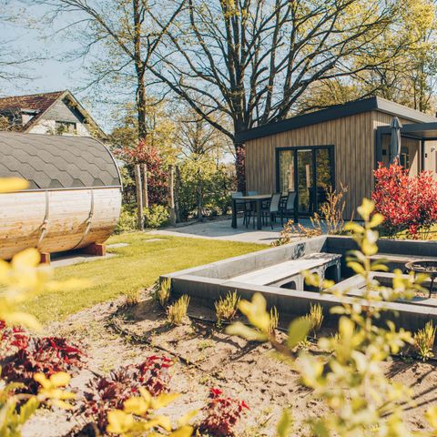 Lodge 4 persons - Loevestein Deluxe with Hot tub & Sauna